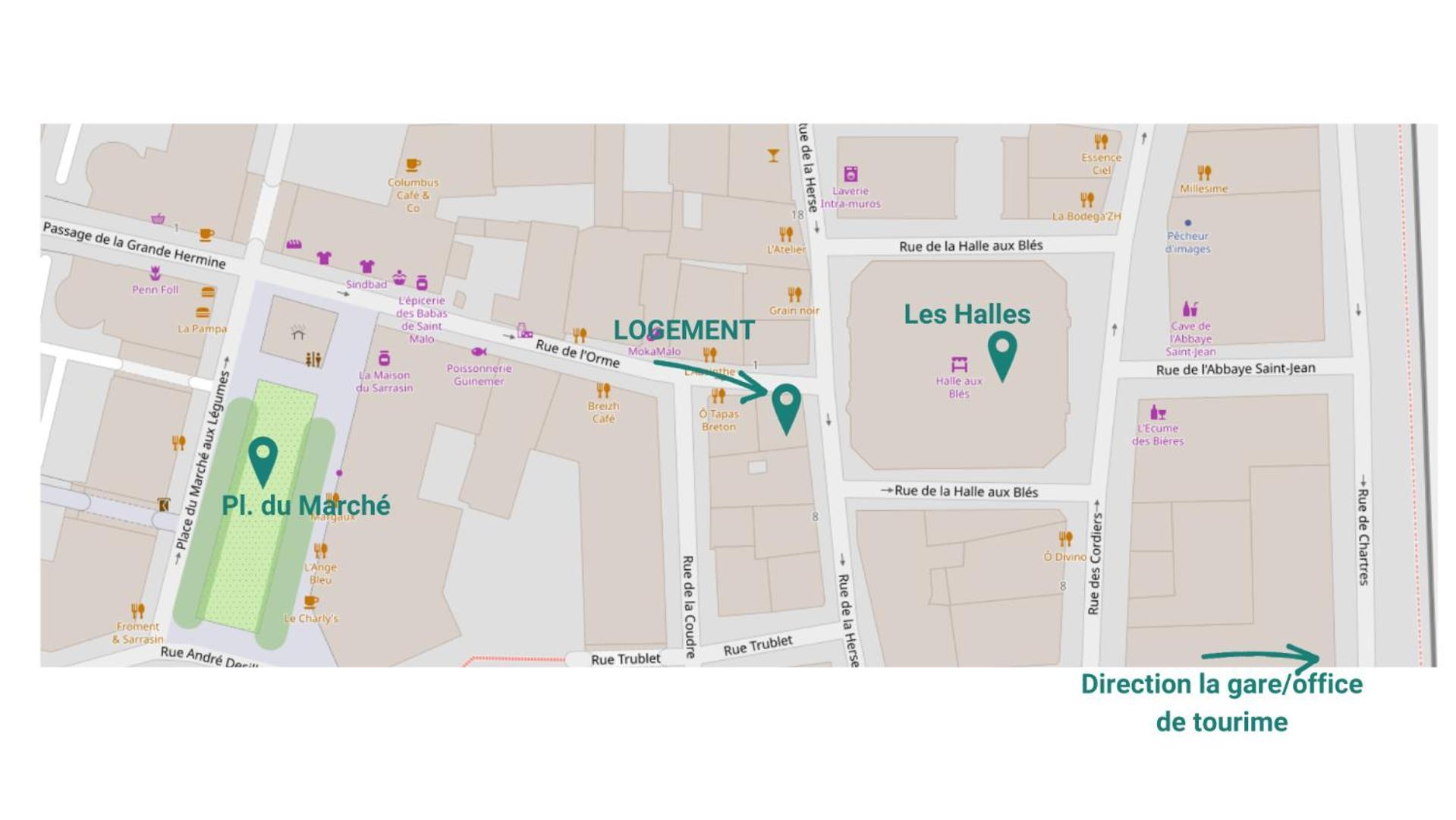 Collins Studio Saint Malo Intra Muros 2 Pers Wifi Zewnętrze zdjęcie